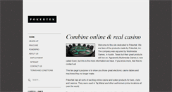 Desktop Screenshot of pokertek.com